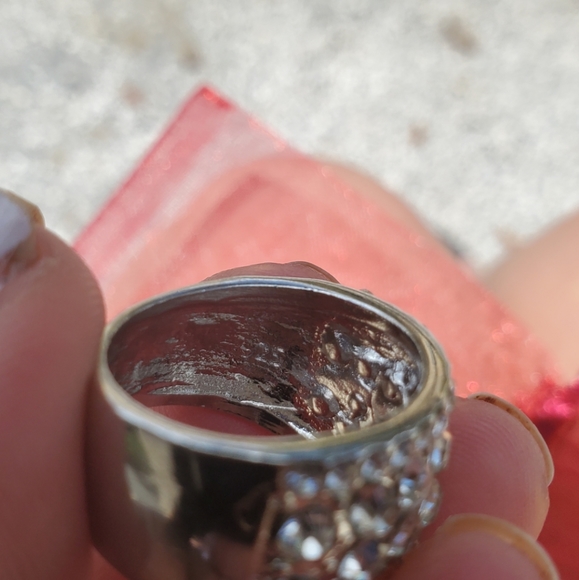 NEW Luxury 925 Silver Diamond Wedding Band NEW - Picture 5 of 7